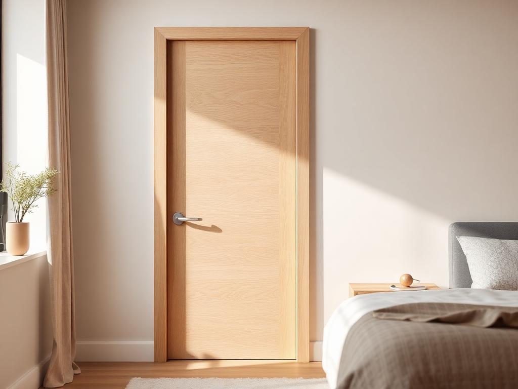 Flush Profile Door — Bedroom Entry | Best profile doors shop in Vijayawada